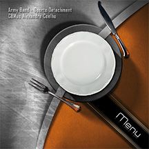 Menu - Banda do Exército - Destacamento do Porto